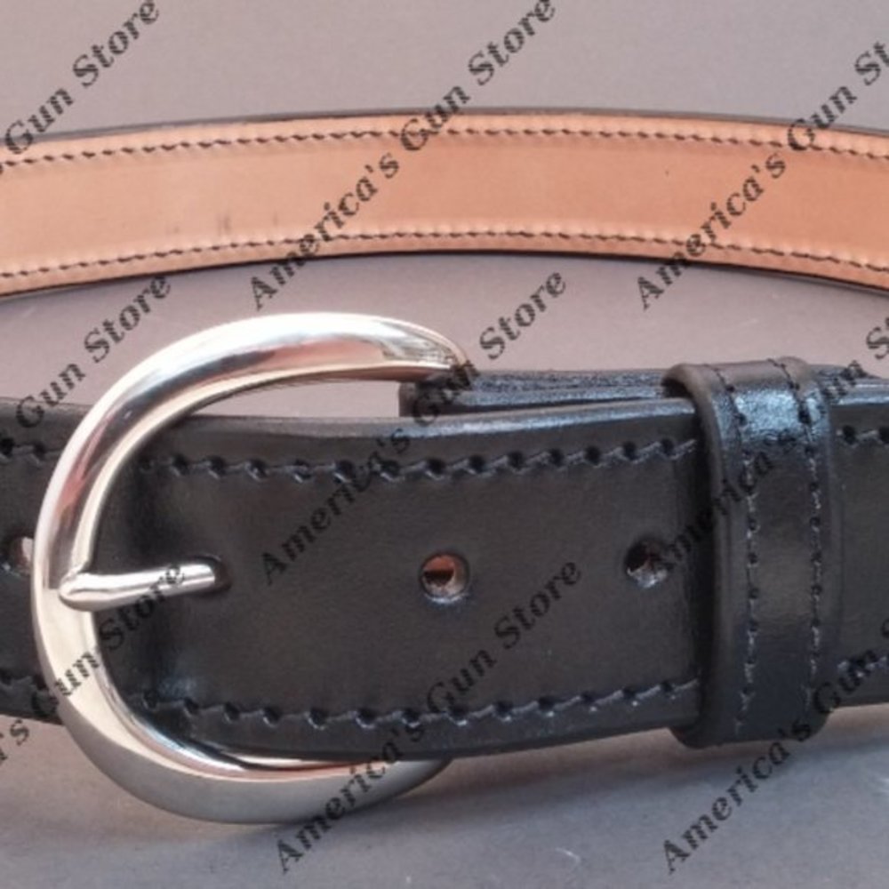 Men's Triple   Detective Belt 1 1/2" - #333 - Leather Lined - Made in USA - NWT